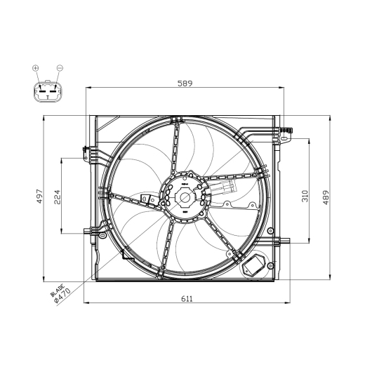 214814EA0B - Fan OE number by NISSAN | Spareto