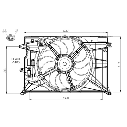 47948 - Fan, radiator 