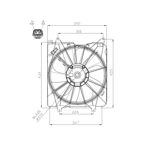 47935 - Fan, radiator 