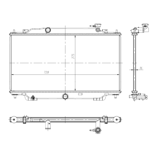 550024 - Radiaator, mootorijahutus 