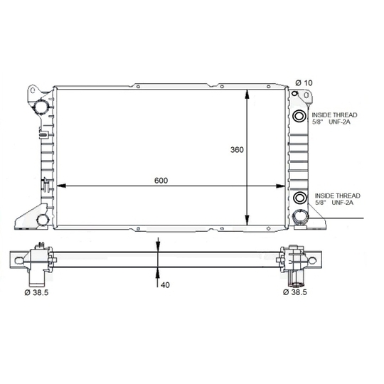 59132 - Radiator, engine cooling 