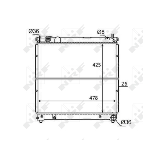 59106 - Radiator, engine cooling 