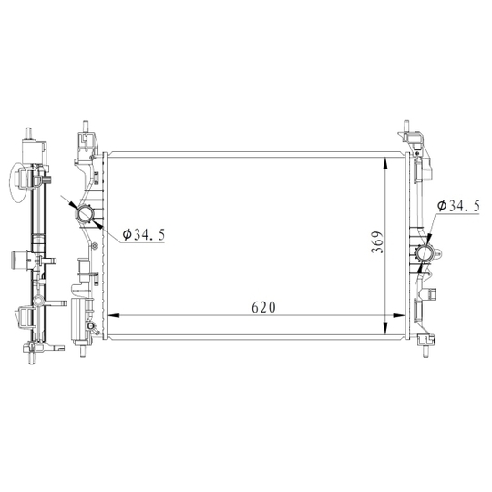 59272 - Radiator, engine cooling 