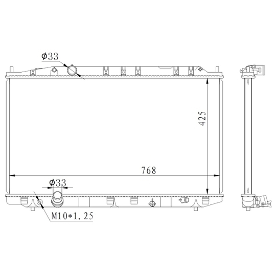 59225 - Radiator, engine cooling 