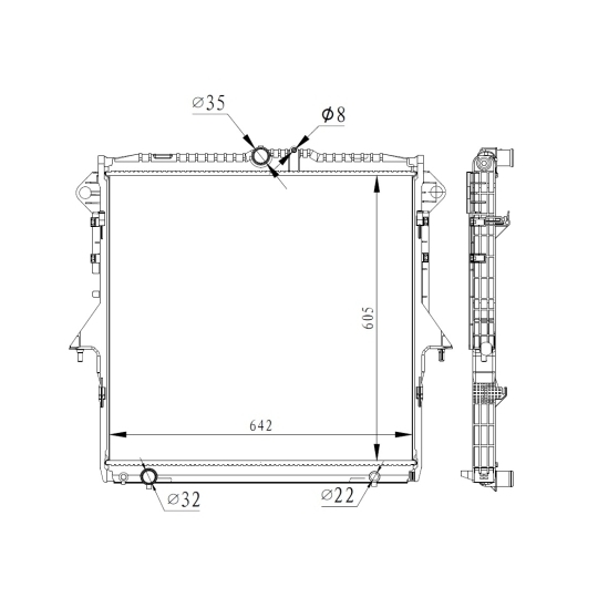 59261 - Radiator, engine cooling 