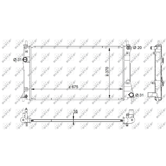 59205 - Radiator, engine cooling 