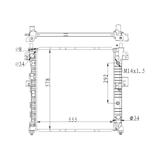 59342 - Radiator, engine cooling 