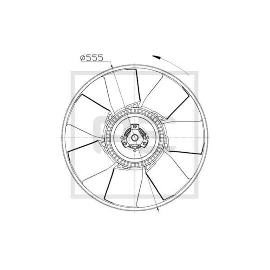 020.212-00A - Fan Wheel, engine cooling 