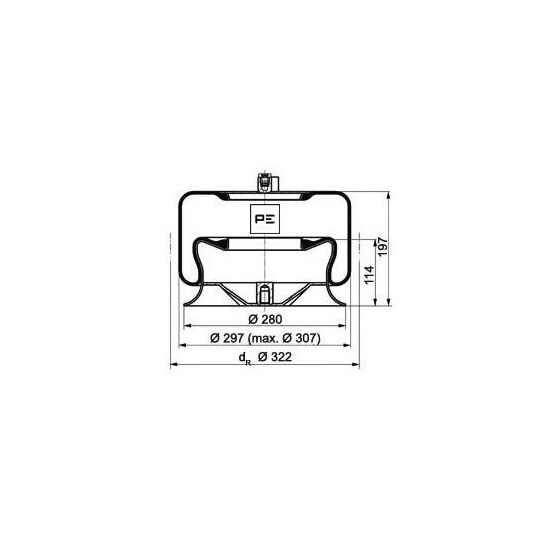 084.260-72A - Bellow, air suspension 