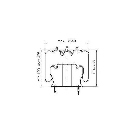 084.298-71A - Bellow, air suspension 