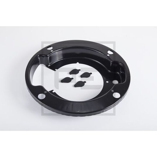 146.161-00A - Cover Sheet, brake drum; Cover Plate, dust-cover wheel bearing 