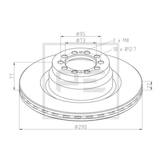 256.103-00A - Brake Disc 