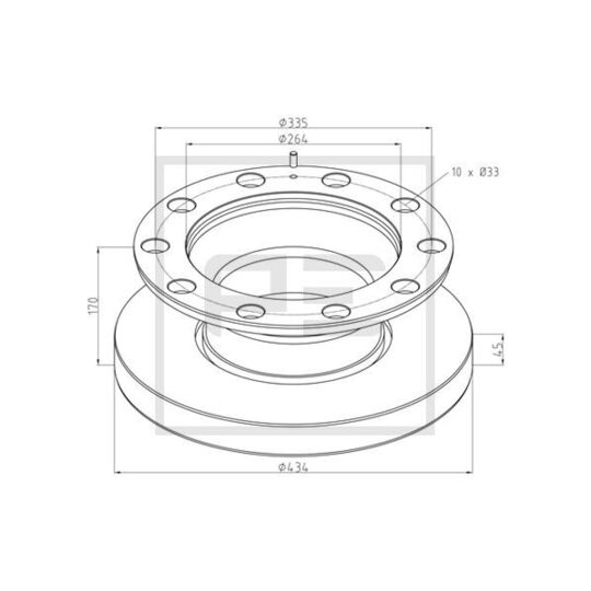 256.106-00A - Brake Disc 