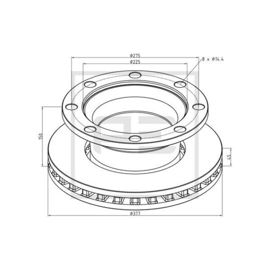 256.071-00A - Brake Disc 
