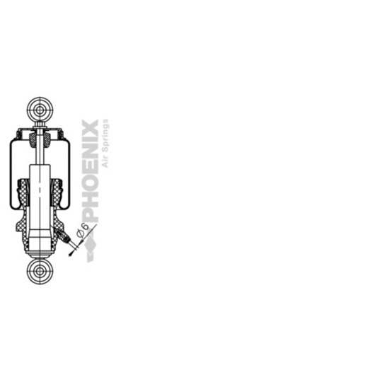 CD 075 123 012 - Driver's cab suspension bellows 