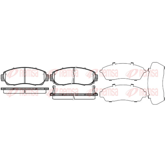 1171.12 - Brake Pad Set, disc brake 