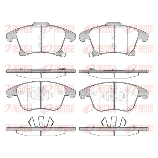 1249.22 - Brake Pad Set, disc brake 