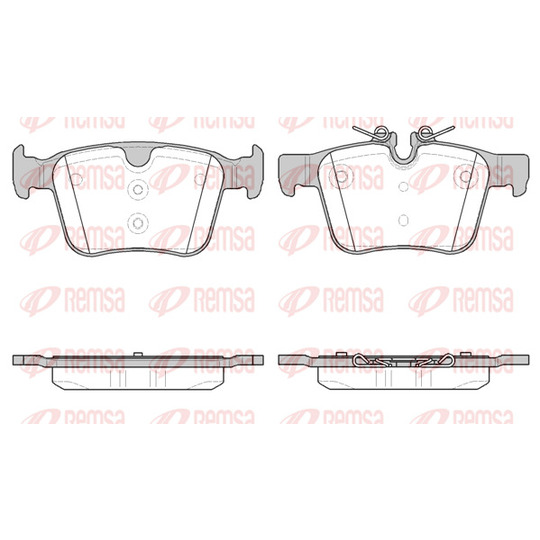 1516.40 - Brake Pad Set, disc brake 