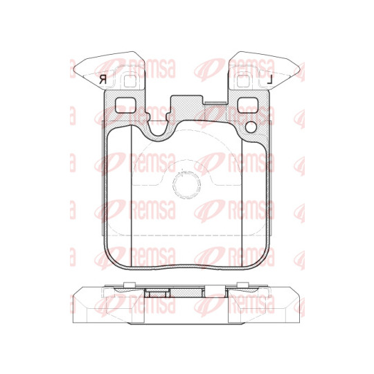 1539.00 - Brake Pad Set, disc brake 