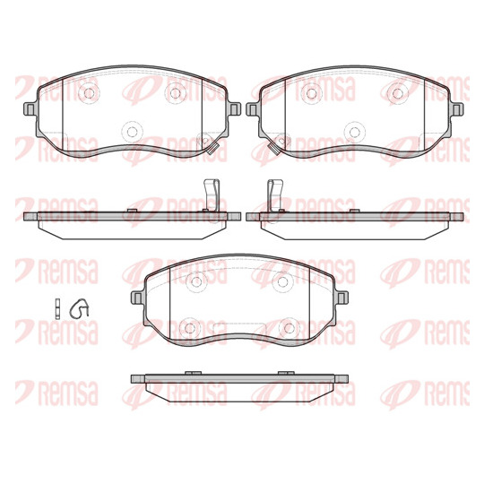 1801.02 - Brake Pad Set, disc brake 