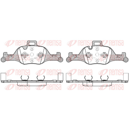 1740.00 - Brake Pad Set, disc brake 