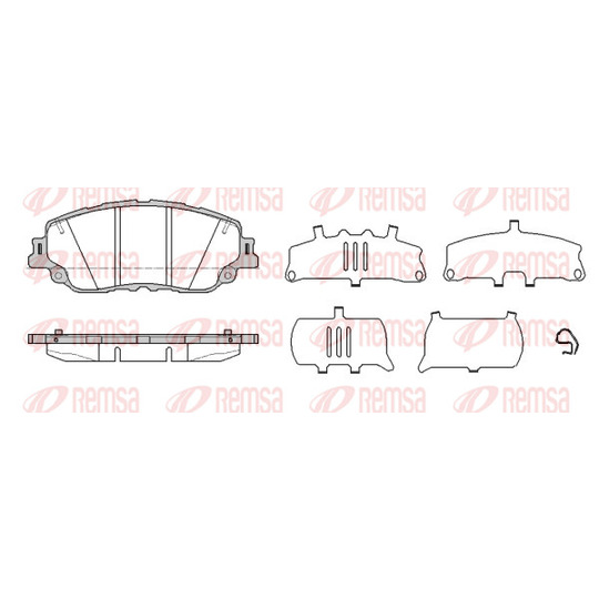 1787.10 - Brake Pad Set, disc brake 