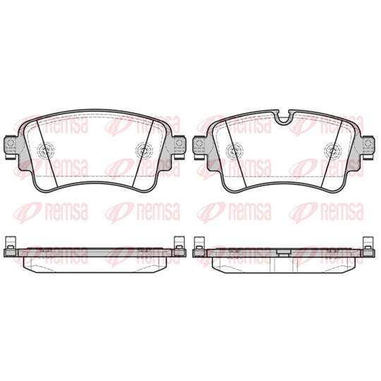 1669.08 - Brake Pad Set, disc brake 