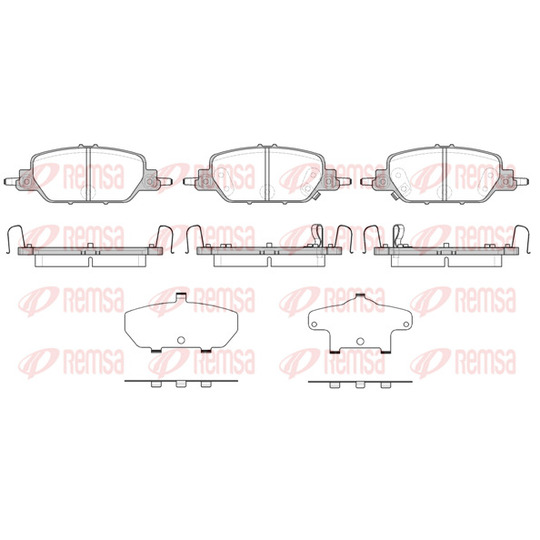 1730.02 - Brake Pad Set, disc brake 