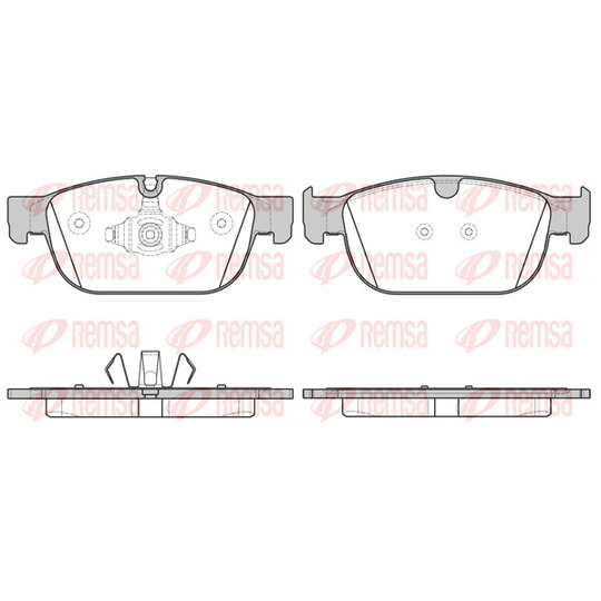 1696.00 - Brake Pad Set, disc brake 