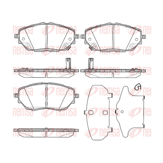 1786.02 - Brake Pad Set, disc brake 