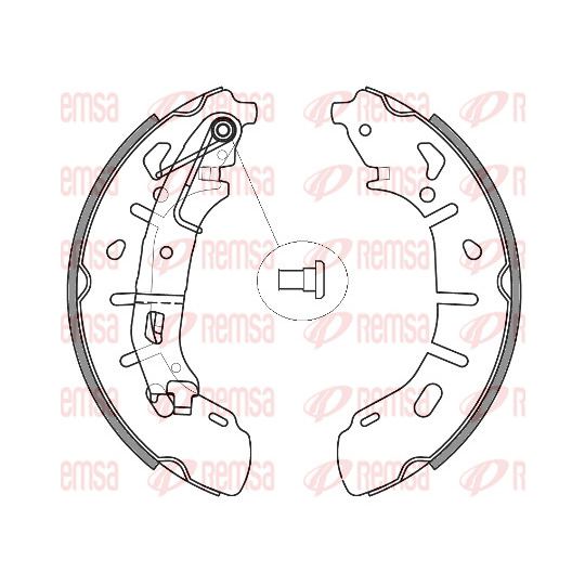 4263.00 - Brake Shoe Set 