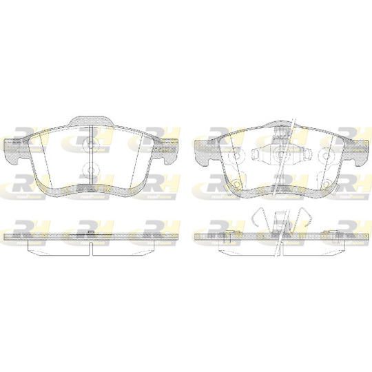 21183.42 - Brake Pad Set, disc brake 