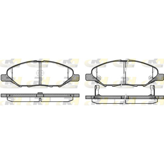 21293.02 - Brake Pad Set, disc brake 