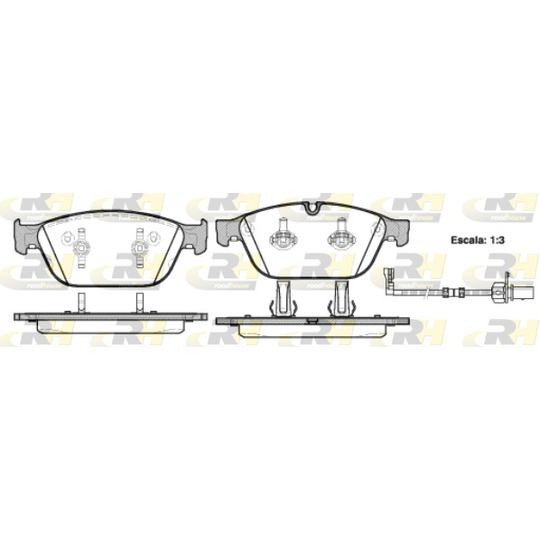 21443.02 - Brake Pad Set, disc brake 