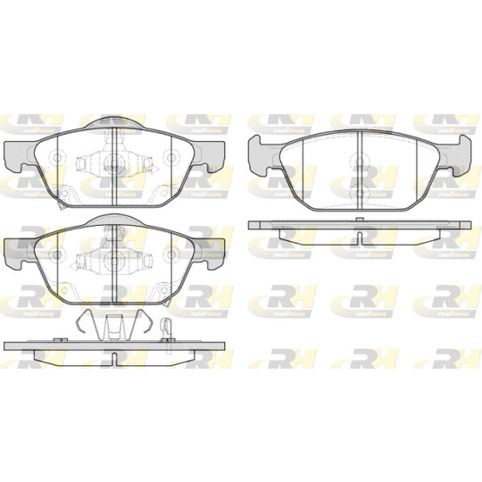 21552.02 - Brake Pad Set, disc brake 