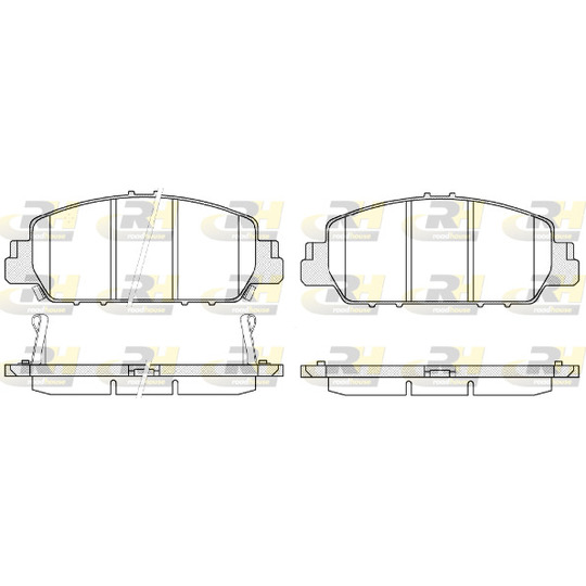 21548.02 - Brake Pad Set, disc brake 