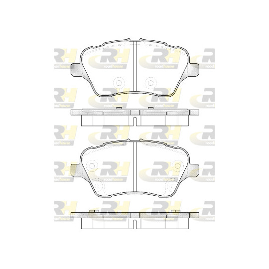 21514.00 - Brake Pad Set, disc brake 