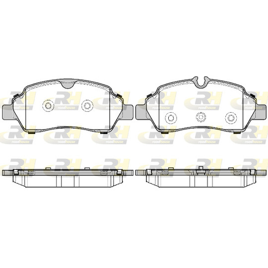 21605.00 - Brake Pad Set, disc brake 