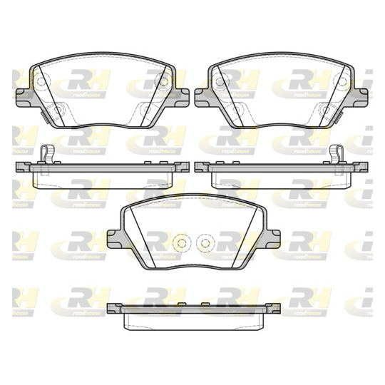 21695.02 - Brake Pad Set, disc brake 