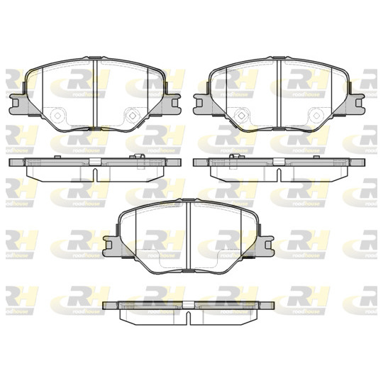 21795.02 - Brake Pad Set, disc brake 