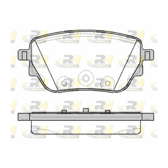 21838.00 - Brake Pad Set, disc brake 