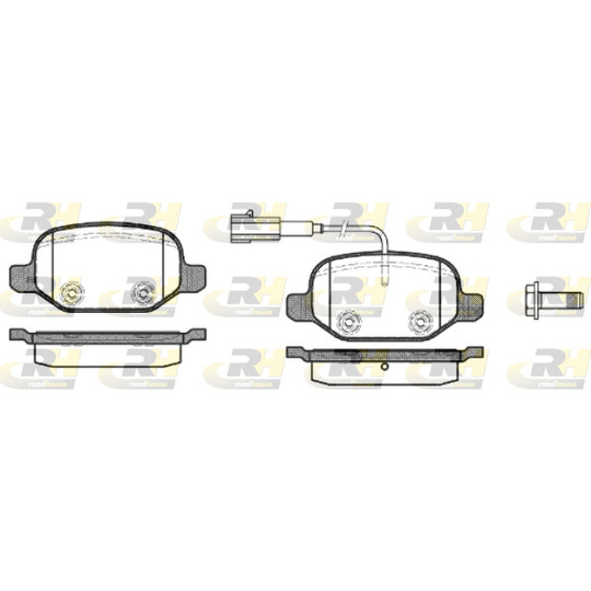 2727.02 - Brake Pad Set, disc brake 