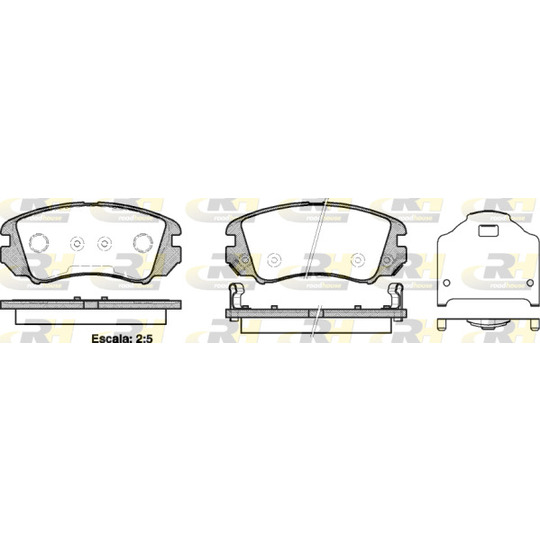 2953.22 - Brake Pad Set, disc brake 