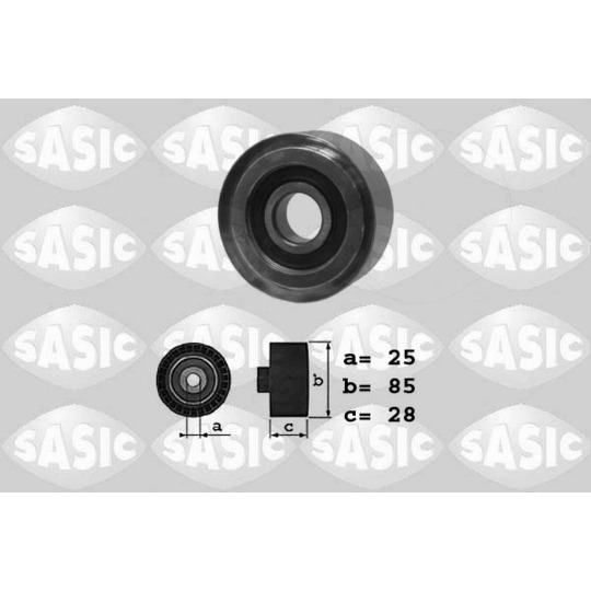 1626009 - Deflection/Guide Pulley, v-ribbed belt 