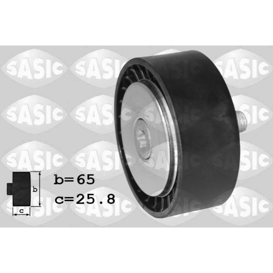 1626203 - Deflection/Guide Pulley, v-ribbed belt 