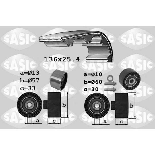 1750035 - Timing Belt Set 