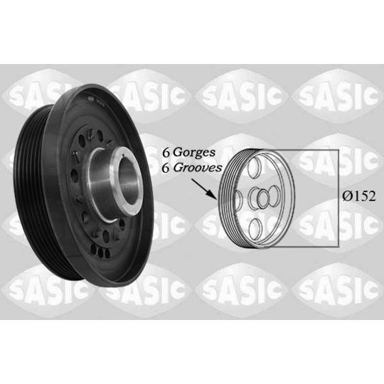 2156090 - Belt Pulley, crankshaft 