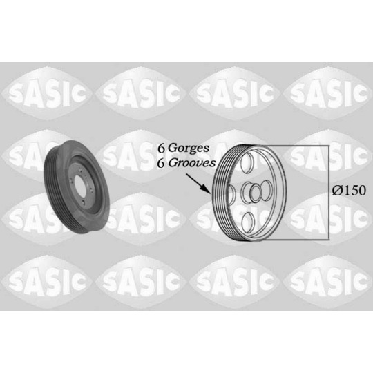 2156081 - Belt Pulley, crankshaft 