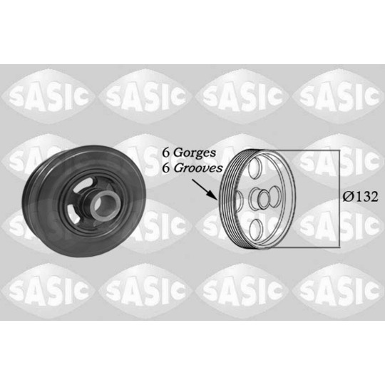 2156084 - Belt Pulley, crankshaft 