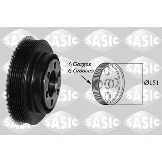 2156091 - Belt Pulley, crankshaft 